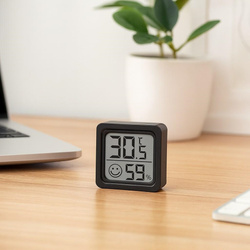 Stacja pogody termometr higrometr pokojowy LCD