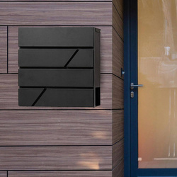 SKRZYNKA NA LISTY ULOTKI GAZETY POCZTOWA LISTOWA STALOWA Z KLUCZYKAMI