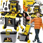 ZESTAW NARZĘDZI WARSZTATOWYCH WÓZEK KUFER TACZKA WARSZTAT MAJSTERKOWICZA