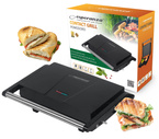 GRILL ELEKTRYCZNY KONTAKTOWY OPIEKACZ DO KANAPEK PANINI TEFLONOWY 1200W