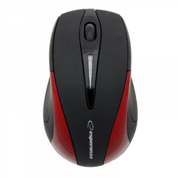 MYSZ BEZPRZEWODOWA 2.4GHZ 3D OPTYCZNA USB ANTARES CZERWONA