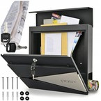 SKRZYNKA NA LISTY ULOTKI GAZETY POCZTOWA LISTOWA STALOWA Z KLUCZYKAMI