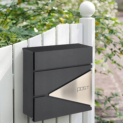 SKRZYNKA NA LISTY ULOTKI GAZETY POCZTOWA LISTOWA STALOWA Z KLUCZYKAMI