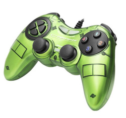 Gamepad z wibracją pad USB do PC FIGHTER zielony