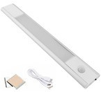 LAMPA LISTWA LED Z CZUJNIKIEM RUCHU DO SZAFY NOCNA 30 CM AKUMULATOR USB