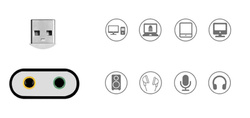 KARTA DŹWIĘKOWA 7.1 USB