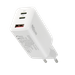Ładowarka sieciowa GaN z gniazdem USB oraz 2x USB-C PD PPS QC4+ 65W
