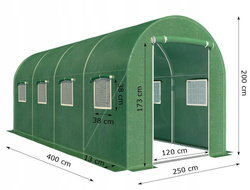 FOLIA NA SZKLARNIE POSZYCIE NA TUNEL OGRODOWY 4 x 2,5 m