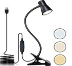 LAMPKA LED NA KLIPS DO CZYTANIA PRACY BIURKOWA LAMPA SZKOLNA 5W Z REGULACJĄ