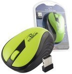 MYSZ BEZPRZEWODOWA 2.4GHZ 3D OPTYCZNA USB RAINBOW ZIELONA