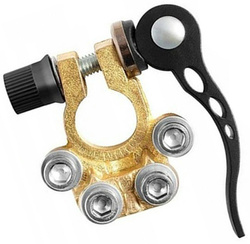 2 x KLEMY DO AKUMULATORA ZACISKI UNIWERSALNE ZŁĄCZA DODATNIE UJEMNE