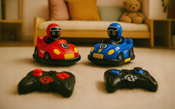 AUTA Zdalnie Sterowane Samochody Autodrom GOKART Kontrolery Zestaw RC 2szt