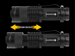 Latarka ręczna diodowa (LED) everActive FL-180 "Bullet" z diodą CREE XP-E2