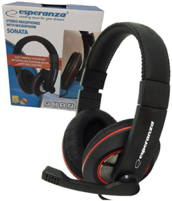 Słuchawki stereo z mikrofonem SONATA ESPERANZA