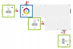 KLOCKI MODUŁOWE LOGICZNE ŚWIECĄCE BT PROGRAM
