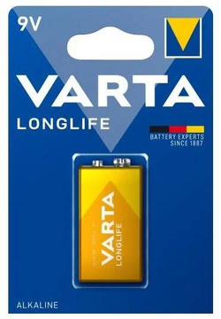 Bateria alkaliczna Varta Longlife 6LR61/9V R9 typ 4122