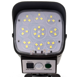 LAMPA SOLARNA  LATARNIA LED ATRAPA KAMERY MONITORINGU Z CZUJNIK RUCHU 