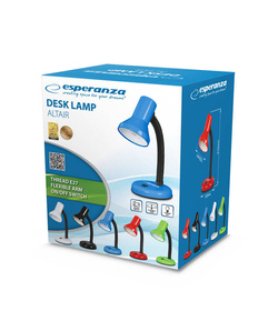LAMPKA BIURKOWA E27 ALTAIR CZARNA