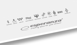 Cyfrowa waga łazienkowa analityczna bluetooth 8w1 B.FIT biała