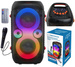 GŁOŚNIK BLUETOOTH FM LED RGB KARAOKE SINGER