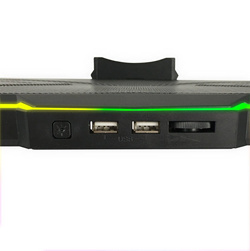 PODSTAWKA CHŁODZĄCA GAMING POD NOTEBOOK LED RGB XALOK