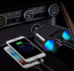 ROZDZIELACZ ZAPALNICZKI + 2xUSB