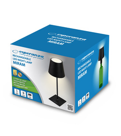 LAMPKA BIURKOWA LED MIRAM CZARNA