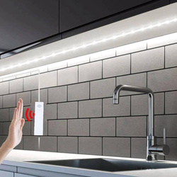 TAŚMA LED SENSOR RUCHU 2m DO SZAFY MEBLI NA BATERIE