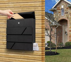 SKRZYNKA NA LISTY ULOTKI GAZETY POCZTOWA LISTOWA STALOWA Z KLUCZYKAMI