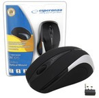 MYSZ BEZPRZEWODOWA 2.4GHZ 3D OPTYCZNA USB ANTARES SREBRNA