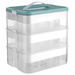 PUDEŁKO POJEMNIK NA KLOCKI 3 WARSTWOWY PIĘTROWY LEGO ORGANIZER PRZEGRÓDKAMI