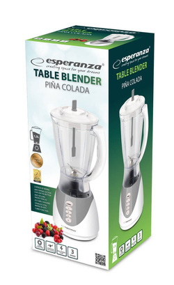Blender kielichowy mikser robot PINA COLADA 350W 1,5L szary