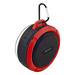 Wodoodporny głośnik bluetooth COUNTRY czarny-czerwony