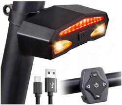 LAMPKA ROWEROWA LED KIERUNKOWSKAZY