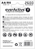 Akumulatorki AA / R6 everActive Ni-MH 2600 mAh ready to use - 4 sztuki