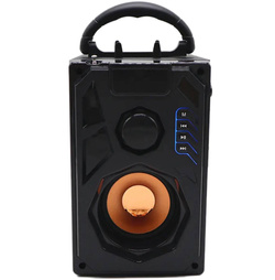 GŁOŚNIK PRZENOŚNY BLUETOOTH BEZPRZEWODOWY KOLUMNA RADIO LED RGB JACK 6,3MM