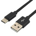 Kabel przewód pleciony USB - USB-C / Typ-C everActive CBB-1CB 100cm