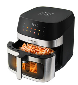 FRYTKOWNICA BEZTŁUSZCZOWA AIR FRYER FRYTOWNICA DUŻA 8L 1600W DUŻA MISA XL