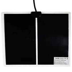 MATA GRZEWCZA GRZEJNA Z REGULACJĄ DO TERRARIUM ROŚLIN SADZONEK 28x28 cm 14W