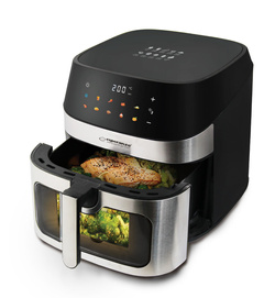 FRYTKOWNICA BEZTŁUSZCZOWA AIR FRYER FRYTOWNICA DUŻA 8L 1600W DUŻA MISA XL