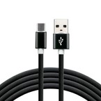 Kabel przewód silikonowy USB - USB-C / Typ-C everActive CBS-1CB 100cm