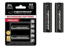 Akumulatorki baterie AA 2 sztuki R6 1,2V 2600mAh ESPERANZA