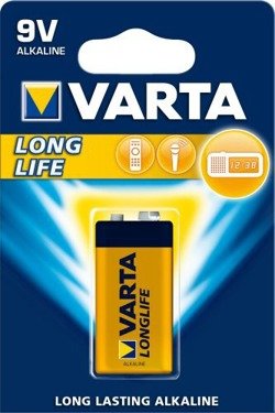 Bateria alkaliczna Varta Longlife 6LR61/9V R9 typ 4122