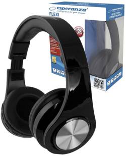Bezprzewodowe słuchawki bluetooth FLEXI czarne