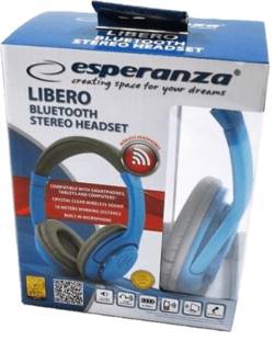 Bezprzewodowe słuchawki bluetooth LIBERO niebieskie
