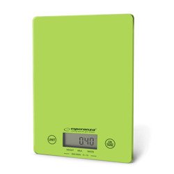 Cyfrowa waga kuchenna z dotykowym panelem zielona