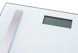 Cyfrowa waga łazienkowa analityczna bluetooth 8w1 B.FIT biała