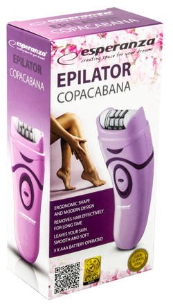 Depilator do depilacji włosów COPACABANA różowa