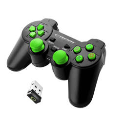 Gamepad bezprzewodowy PS3/USB Gladiator zielony
