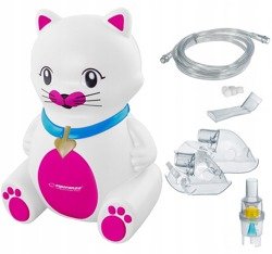 Inhalator nebulizator kompresowy  KITTY + 2 maski dla dzieci